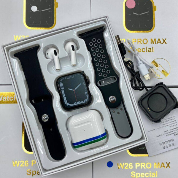 عرض ساعة و سماعة W28 Pro Max
