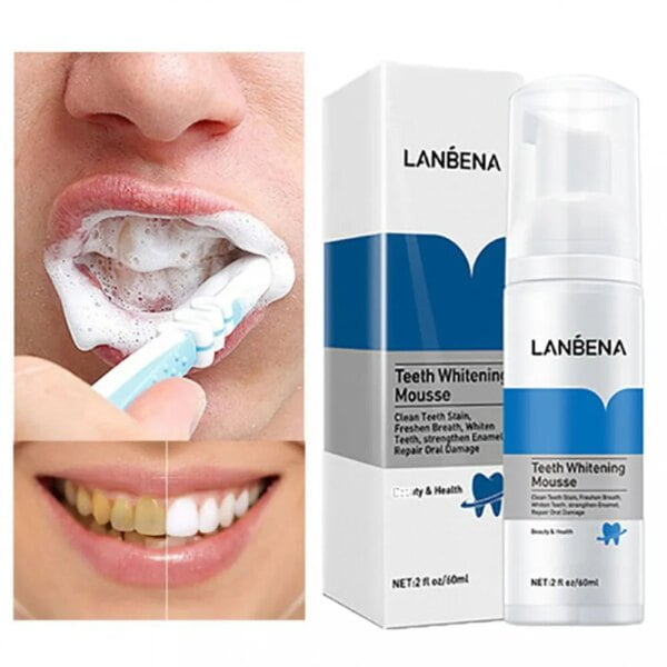 • موس تبييض الأسنان من LANBENA