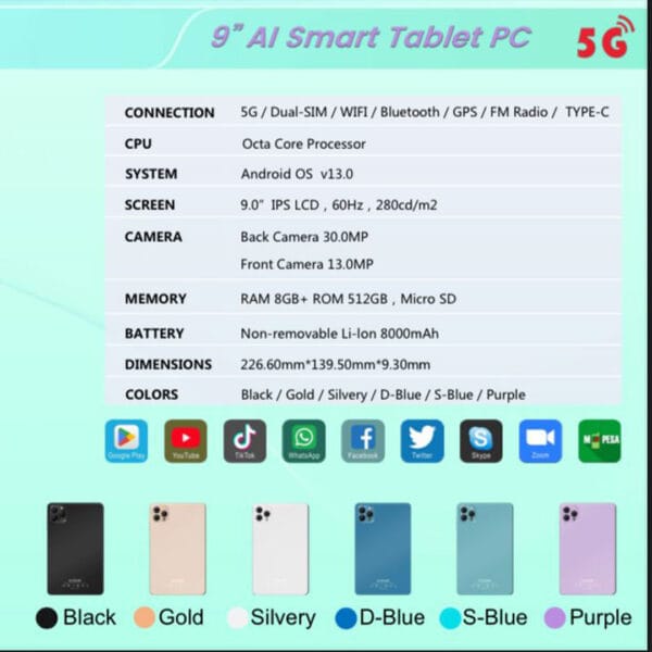 • تابلت SU15 PRO + مجموعة هدايا